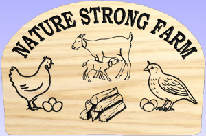 Nature Strong Farm sign